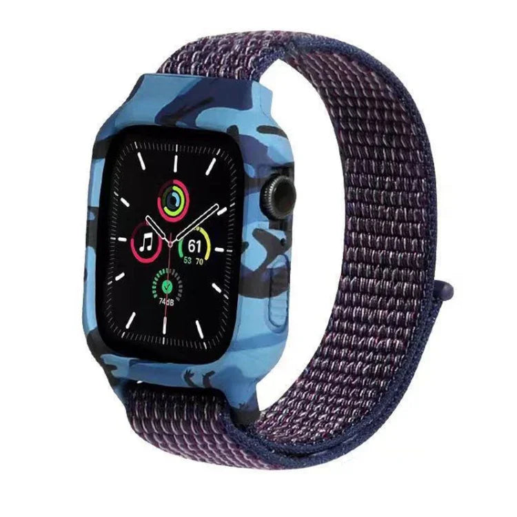 ナイロン交換用リストストラップウォッチバンド Apple Watch Series 6 & SE & 5 & 4 40mm / 3 & 2 & 1 38mm用、Apple Watch Series 7 41mm / 6 & SE & 5 & 4 40mm / 3 & 2 & 1 38mm用