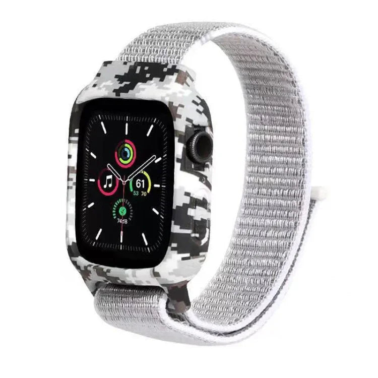 ナイロン交換用リストストラップウォッチバンド Apple Watch Series 6 & SE & 5 & 4 40mm / 3 & 2 & 1 38mm用、Apple Watch Series 7 41mm / 6 & SE & 5 & 4 40mm / 3 & 2 & 1 38mm用