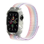 ナイロン交換用リストストラップウォッチバンド Apple Watch Series 6 & SE & 5 & 4 40mm / 3 & 2 & 1 38mm用、Apple Watch Series 7 41mm / 6 & SE & 5 & 4 40mm / 3 & 2 & 1 38mm用