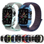 ナイロン交換用リストストラップウォッチバンド Apple Watch Series 6 & SE & 5 & 4 40mm / 3 & 2 & 1 38mm用、Apple Watch Series 7 41mm / 6 & SE & 5 & 4 40mm / 3 & 2 & 1 38mm用
