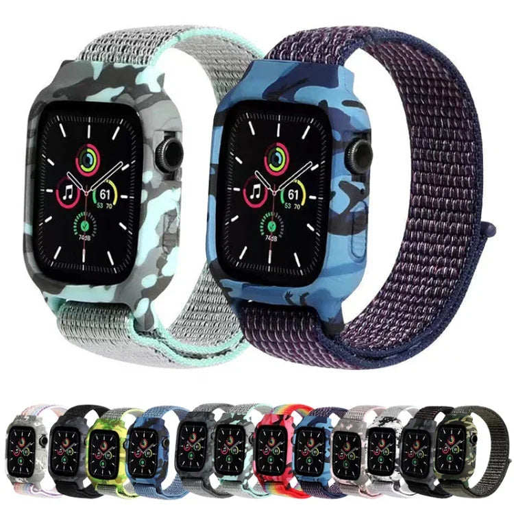 ナイロン交換用リストストラップウォッチバンド Apple Watch Series 6 & SE & 5 & 4 40mm / 3 & 2 & 1 38mm用、Apple Watch Series 7 41mm / 6 & SE & 5 & 4 40mm / 3 & 2 & 1 38mm用