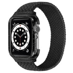 ウィーブ交換用リストストラップウォッチバンド フレーム付き Apple Watch Series 6 & SE & 5 & 4 44mm / 3 & 2 & 1 42mm用、128mm、135mm、140mm、145mm、150mm、155mm、160mm、165mm