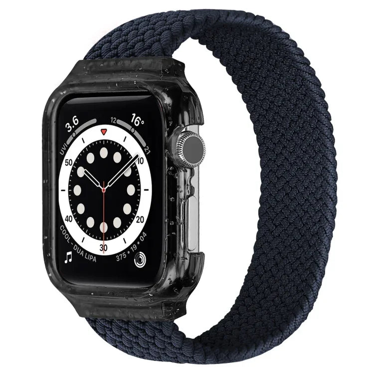 ウィーブ交換用リストストラップウォッチバンド フレーム付き Apple Watch Series 6 & SE & 5 & 4 44mm / 3 & 2 & 1 42mm用、128mm、135mm、140mm、145mm、150mm、155mm、160mm、165mm
