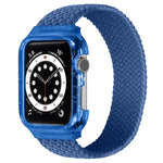 ウィーブ交換用リストストラップウォッチバンド フレーム付き Apple Watch Series 6 & SE & 5 & 4 44mm / 3 & 2 & 1 42mm用、128mm、135mm、140mm、145mm、150mm、155mm、160mm、165mm