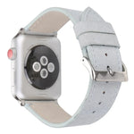 フロスト加工本革ウォッチバンド Apple Watch Series 6 & SE & 5 & 4 40mm / 3 & 2 & 1 38mm用、Apple Watch Series 7 41mm / 6 & SE & 5 & 4 40mm / 3 & 2 & 1 38mm用