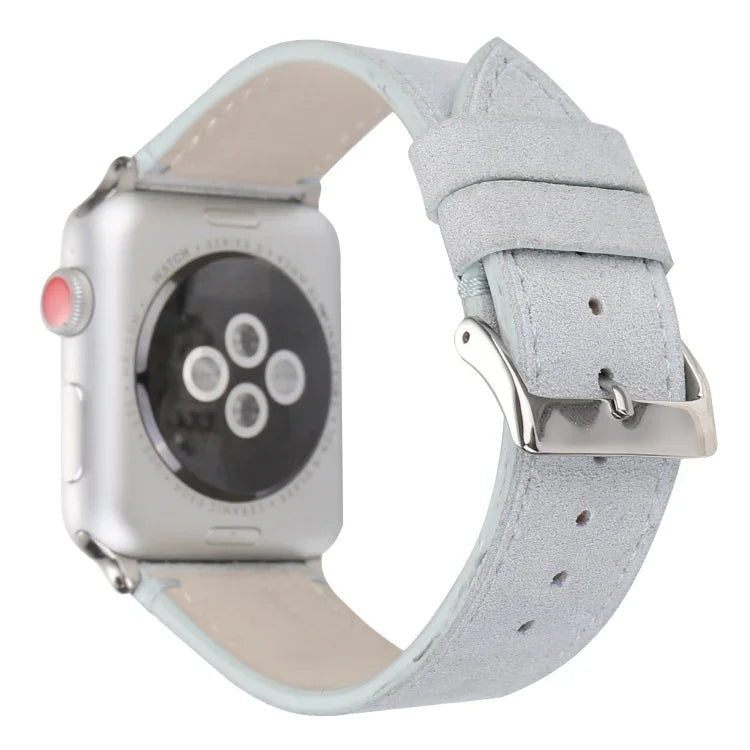 フロスト加工本革ウォッチバンド Apple Watch Series 6 & SE & 5 & 4 40mm / 3 & 2 & 1 38mm用、Apple Watch Series 7 41mm / 6 & SE & 5 & 4 40mm / 3 & 2 & 1 38mm用