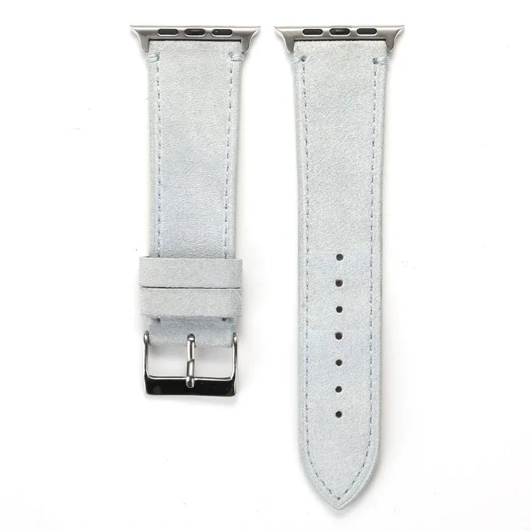 フロスト加工本革ウォッチバンド Apple Watch Series 6 & SE & 5 & 4 40mm / 3 & 2 & 1 38mm用、Apple Watch Series 7 41mm / 6 & SE & 5 & 4 40mm / 3 & 2 & 1 38mm用