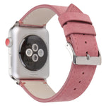 Apple Watch Series 6 & SE & 5 & 4 44mm / 3 & 2 & 1 42mm用 フロスト加工本革ウォッチバンド、Apple Watch Series 7 45mm / 6 & SE & 5 & 4 44mm / 3 & 2 & 1 42mm用