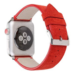 Apple Watch Series 6 & SE & 5 & 4 44mm / 3 & 2 & 1 42mm用 フロスト加工本革ウォッチバンド、Apple Watch Series 7 45mm / 6 & SE & 5 & 4 44mm / 3 & 2 & 1 42mm用