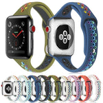 Apple Watch Series 6 & SE & 5 & 4 40mm / 3 & 2 & 1 38mm用 レインボーシリコンウォッチバンド、Apple Watch Series 7 41mm / 6 & SE & 5 & 4 40mm / 3 & 2 & 1 38mm用、Apple Watch Series 8&7 41mm / SE 2&6&SE&5&4 40mm / 3&2&1 38mm用