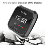 Fitbit Versa Liteスマートウォッチ用全面保護メッキTPU保護ケース