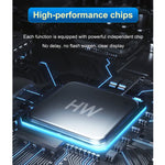 HW-6002 2イン1 タイプC / USB-C から HDMI + VGA アダプターコンバーター、HW-6002