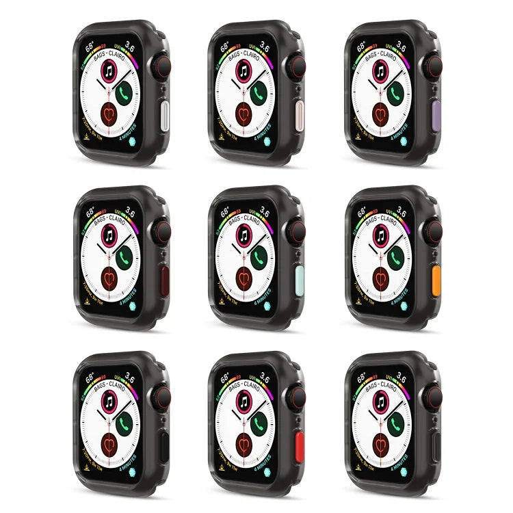 Apple Watch Series 6 / 5 / 4 / Watch SE 44mm用 シリコンフレーム保護ケース、Apple Watch Series 6 / 5 / 4 / Watch SE 44mm用