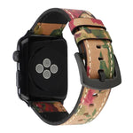 Apple Watch Series 6 & SE & 5 & 4 44mm / 3 & 2 & 1 42mm用 レトロヘッドレイヤーカウハイド本革ウォッチバンド、Apple Watch Series 7 45mm / 6 & SE & 5 & 4 44mm / 3 & 2 & 1 42mm用