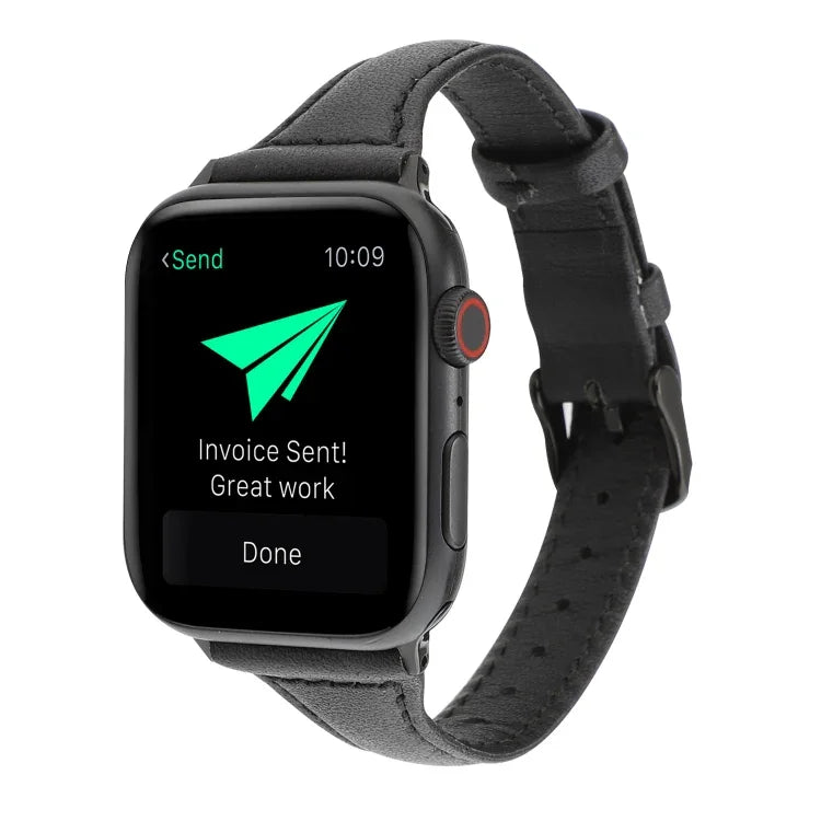 クレイジーホーステクスチャ本革ストラップ、Apple Watch Series 7 41mm / 6 & SE & 5 & 4 40mm / 3 & 2 & 1 38mm用、Apple Watch Series 8&7 41mm / SE 2&6&SE&5&4 40mm / 3&2&1 38mm用