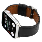 モダンスタイルバックル本革ストラップ、Apple Watch Series 7 41mm / 6 & SE & 5 & 4 40mm / 3 & 2 & 1 38mm用、Apple Watch Series 7 45mm / 6 & SE & 5 & 4 44mm / 3 & 2 & 1 42mm用