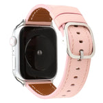 モダンスタイルバックル本革ストラップ、Apple Watch Series 7 41mm / 6 & SE & 5 & 4 40mm / 3 & 2 & 1 38mm用、Apple Watch Series 7 45mm / 6 & SE & 5 & 4 44mm / 3 & 2 & 1 42mm用