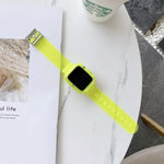 Apple Watch Series 6 & SE & 5 & 4 40mm用 キャンディーカラー透明TPUウォッチバンド、Apple Watch Series 7 41mm / & 6 & SE & 5 & 4 40mm用