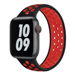 伸縮シリコンウォッチバンド Apple Watch Series 6 & SE & 5 & 4 40mm / 3 & 2 & 1 38mm用、長さ:160mm、160mm（ホワイトブラック）、160mm（ブラック）、160mm（ブラックイエロー）、160mm（ブラックグレー）、160mm（レッドブラック）、160mm（ブラックホワイト）、160mm（ブラックレッド）