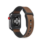 貼り付けレザーTPUウォッチバンド Apple Watch Series 6 & SE & 5 & 4 40mm / 3 & 2 & 1 38mm用