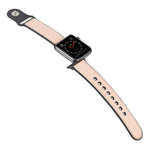 貼り付けレザーTPUウォッチバンド Apple Watch Series 6 & SE & 5 & 4 44mm / 3 & 2 & 1 42mm用
