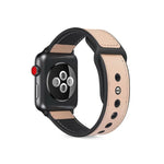 貼り付けレザーTPUウォッチバンド Apple Watch Series 6 & SE & 5 & 4 44mm / 3 & 2 & 1 42mm用