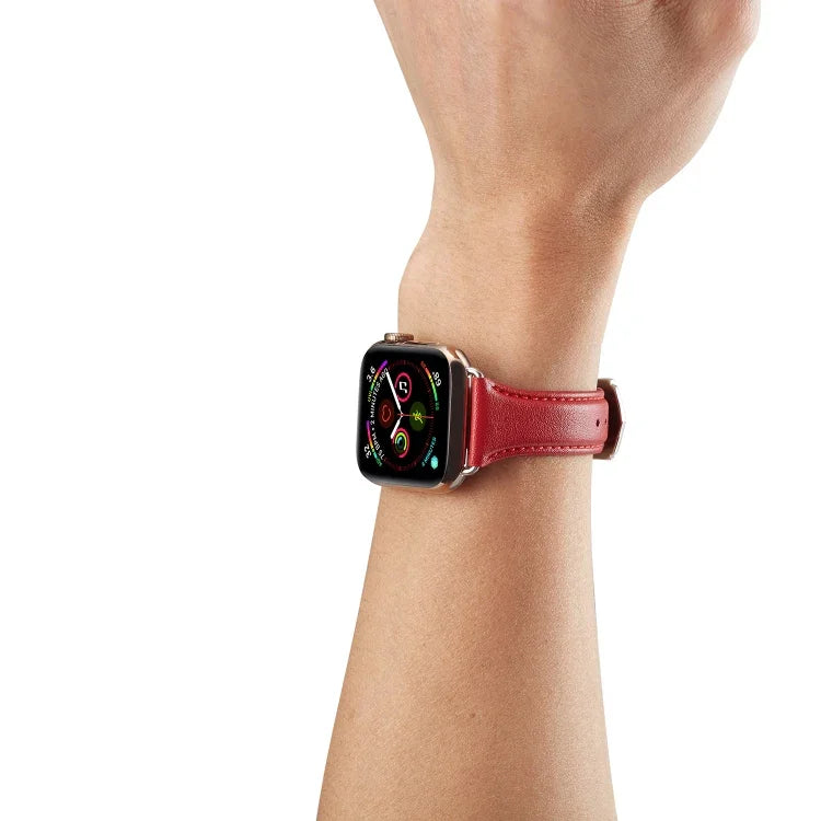 本革ウォッチバンド Apple Watch Series 6 & SE & 5 & 4 40mm / 3 & 2 & 1 38mm用、Apple Watch Series 8&7 41mm / SE 2&6&SE&5&4 40mm / 3&2&1 38mm用、Apple Watch Series 7 41mm / 6 & SE & 5 & 4 40mm / 3 & 2 & 1 38mm用