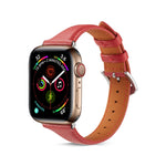 Apple Watch Series 6 & SE & 5 & 4 44mm / 3 & 2 & 1 42mm、Apple Watch Series 7 45mm / 6 & SE & 5 & 4 44mm / 3 & 2 & 1 42mm、Apple Watch Ultra 49mm / Series 8&7 45mm / SE 2&6&SE&5&4 44mm / 3&2&1 42mm用 本革ウォッチバンド