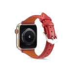 Apple Watch Series 6 & SE & 5 & 4 44mm / 3 & 2 & 1 42mm、Apple Watch Series 7 45mm / 6 & SE & 5 & 4 44mm / 3 & 2 & 1 42mm、Apple Watch Ultra 49mm / Series 8&7 45mm / SE 2&6&SE&5&4 44mm / 3&2&1 42mm用 本革ウォッチバンド