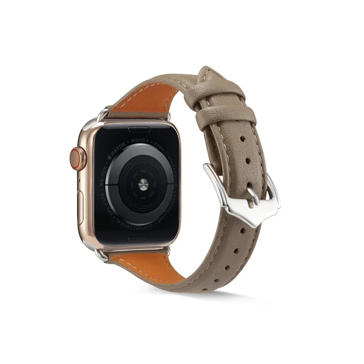 Apple Watch Series 6 & SE & 5 & 4 44mm / 3 & 2 & 1 42mm、Apple Watch Series 7 45mm / 6 & SE & 5 & 4 44mm / 3 & 2 & 1 42mm、Apple Watch Ultra 49mm / Series 8&7 45mm / SE 2&6&SE&5&4 44mm / 3&2&1 42mm用 本革ウォッチバンド