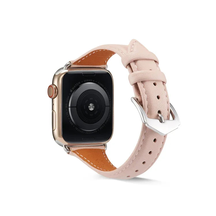 Apple Watch Series 6 & SE & 5 & 4 44mm / 3 & 2 & 1 42mm、Apple Watch Series 7 45mm / 6 & SE & 5 & 4 44mm / 3 & 2 & 1 42mm、Apple Watch Ultra 49mm / Series 8&7 45mm / SE 2&6&SE&5&4 44mm / 3&2&1 42mm用 本革ウォッチバンド
