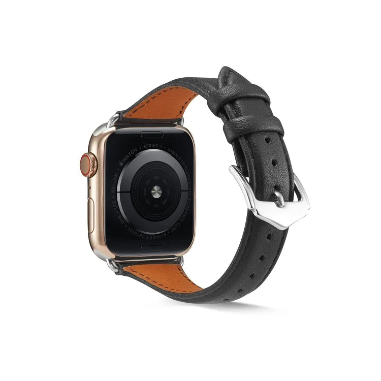Apple Watch Series 6 & SE & 5 & 4 44mm / 3 & 2 & 1 42mm、Apple Watch Series 7 45mm / 6 & SE & 5 & 4 44mm / 3 & 2 & 1 42mm、Apple Watch Ultra 49mm / Series 8&7 45mm / SE 2&6&SE&5&4 44mm / 3&2&1 42mm用 本革ウォッチバンド