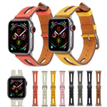 Apple Watch Series 6 & SE & 5 & 4 40mm / 3 & 2 & 1 38mm用 トップグレインレザーウォッチバンド