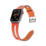 Apple Watch Series 6 & SE & 5 & 4 44mm / 3 & 2 & 1 42mm用 トップグレインレザーウォッチバンド