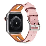 Apple Watch Series 6 & SE & 5 & 4 44mm / 3 & 2 & 1 42mm用 トップグレインレザーウォッチバンド