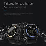 Lokmat MK16 LCDスクリーン 50m防水スマートウォッチ、情報通知 / リモートカメラ / 歩行モーションモニター対応