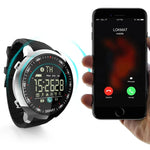 Lokmat MK18 1.1インチ円形スクリーン IP68防水スマートウォッチ、情報通知 / リモートカメラ / 歩行モーションモニター対応