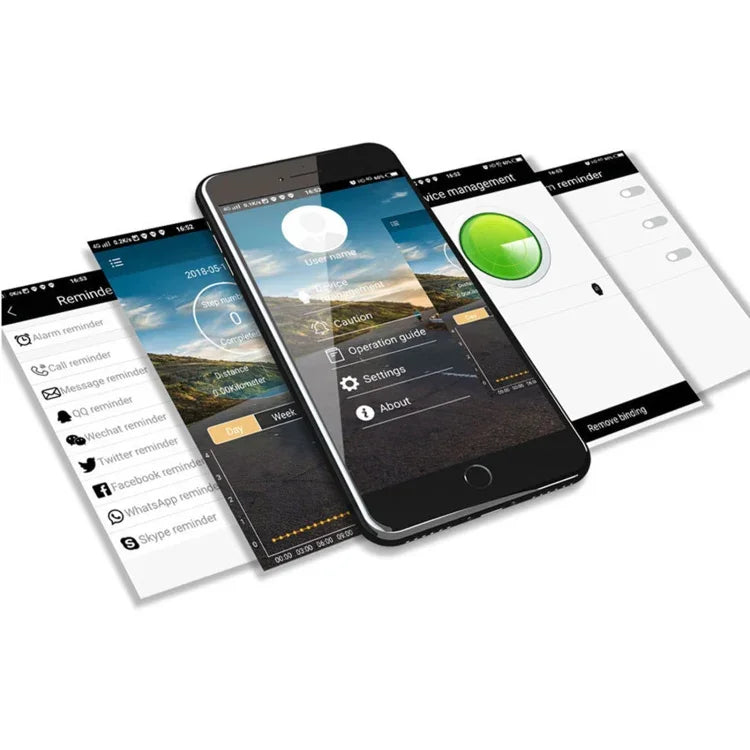Lokmat MK28 1.4インチFSTNスクリーン IP68防水スマートウォッチ、情報通知 / リモートカメラ / スポーツ記録対応