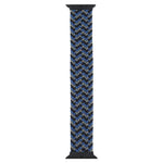 Apple Watch Series 6 & SE & 5 & 4 44mm / 3 & 2 & 1 42mm用 プラスチックバックル ミックスカラーナイロン編みシングルループ交換用ウォッチバンド, S, M, L, XL, XXL