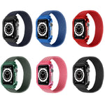 Apple Watch Series 6 & SE & 5 & 4 40mm / 3 & 2 & 1 38mm用 フレーム付き織り替えリストストラップウォッチバンド、128mm、135mm、140mm、145mm、150mm、155mm