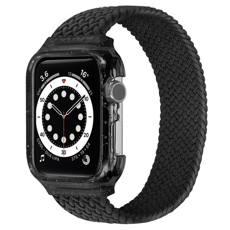 Apple Watch Series 6 & SE & 5 & 4 40mm / 3 & 2 & 1 38mm用 フレーム付き織り替えリストストラップウォッチバンド、128mm、135mm、140mm、145mm、150mm、155mm