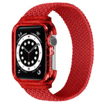 Apple Watch Series 6 & SE & 5 & 4 40mm / 3 & 2 & 1 38mm用 フレーム付き織り替えリストストラップウォッチバンド、128mm、135mm、140mm、145mm、150mm、155mm