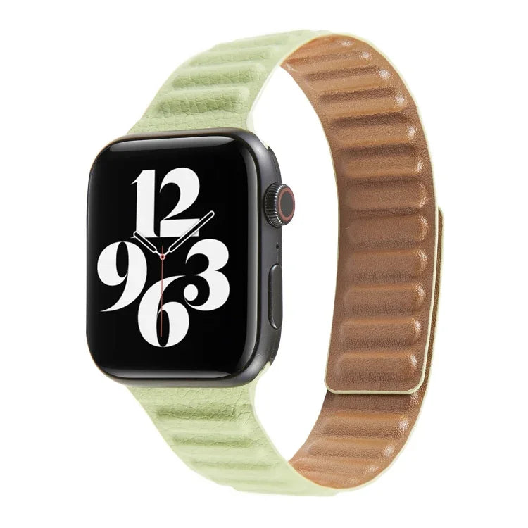Apple Watch Series 6 & SE & 5 & 4 44mm / 3 & 2 & 1 42mm 用ループレザーウォッチバンド、Apple Watch Series 7 45mm / 6 & SE & 5 & 4 44mm / 3 & 2 & 1 42mm 用