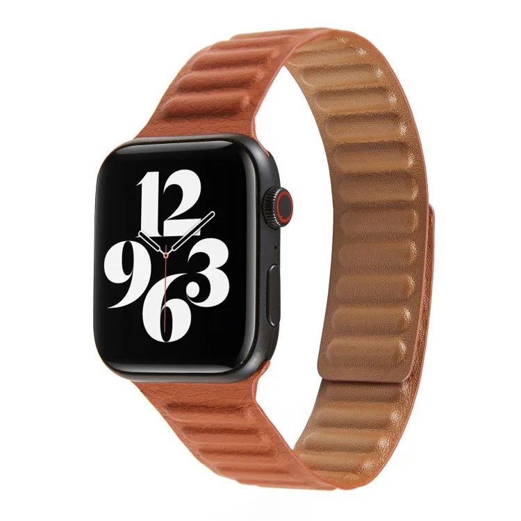 Apple Watch Series 6 & SE & 5 & 4 44mm / 3 & 2 & 1 42mm 用ループレザーウォッチバンド、Apple Watch Series 7 45mm / 6 & SE & 5 & 4 44mm / 3 & 2 & 1 42mm 用