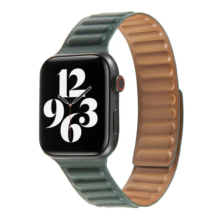 Apple Watch Series 6 & SE & 5 & 4 44mm / 3 & 2 & 1 42mm 用ループレザーウォッチバンド、Apple Watch Series 7 45mm / 6 & SE & 5 & 4 44mm / 3 & 2 & 1 42mm 用