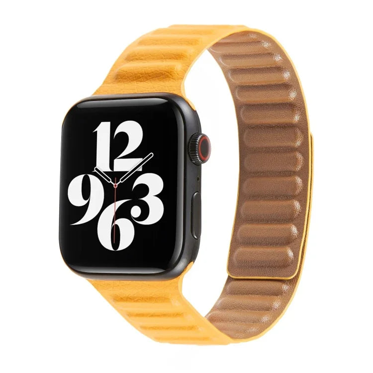 Apple Watch Series 6 & SE & 5 & 4 44mm / 3 & 2 & 1 42mm 用ループレザーウォッチバンド、Apple Watch Series 7 45mm / 6 & SE & 5 & 4 44mm / 3 & 2 & 1 42mm 用