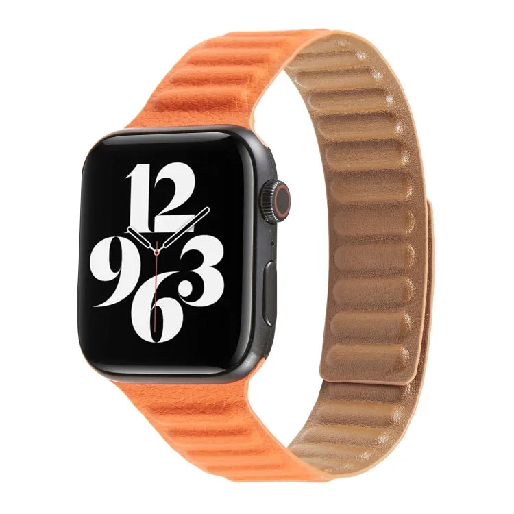 Apple Watch Series 6 & SE & 5 & 4 44mm / 3 & 2 & 1 42mm 用ループレザーウォッチバンド、Apple Watch Series 7 45mm / 6 & SE & 5 & 4 44mm / 3 & 2 & 1 42mm 用