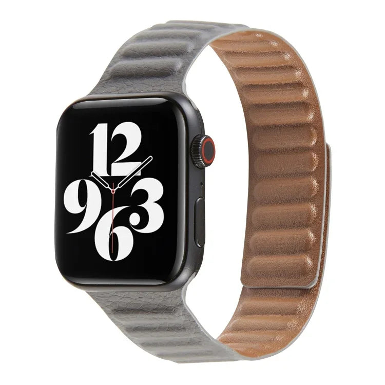 Apple Watch Series 6 & SE & 5 & 4 44mm / 3 & 2 & 1 42mm 用ループレザーウォッチバンド、Apple Watch Series 7 45mm / 6 & SE & 5 & 4 44mm / 3 & 2 & 1 42mm 用