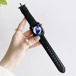 Apple Watch Series 6 & SE & 5 & 4 44mm / 3 & 2 & 1 42mm 用D字バックル滑らかな質感交換用ウォッチバンド