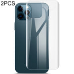 2枚セット IMAK 0.15mm 曲面フルスクリーンプロテクター ハイドロゲルフィルム バックプロテクター iPhone 12 Pro Max用